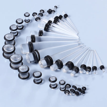 36pcs/lot Acrylic Ear Gauge multi color - Hiddengem
