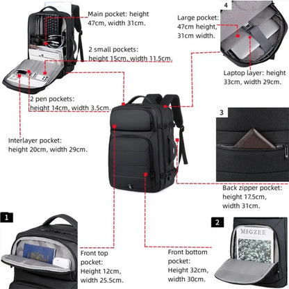 Expandable Laptop Backpacks Waterproof - Hiddengem