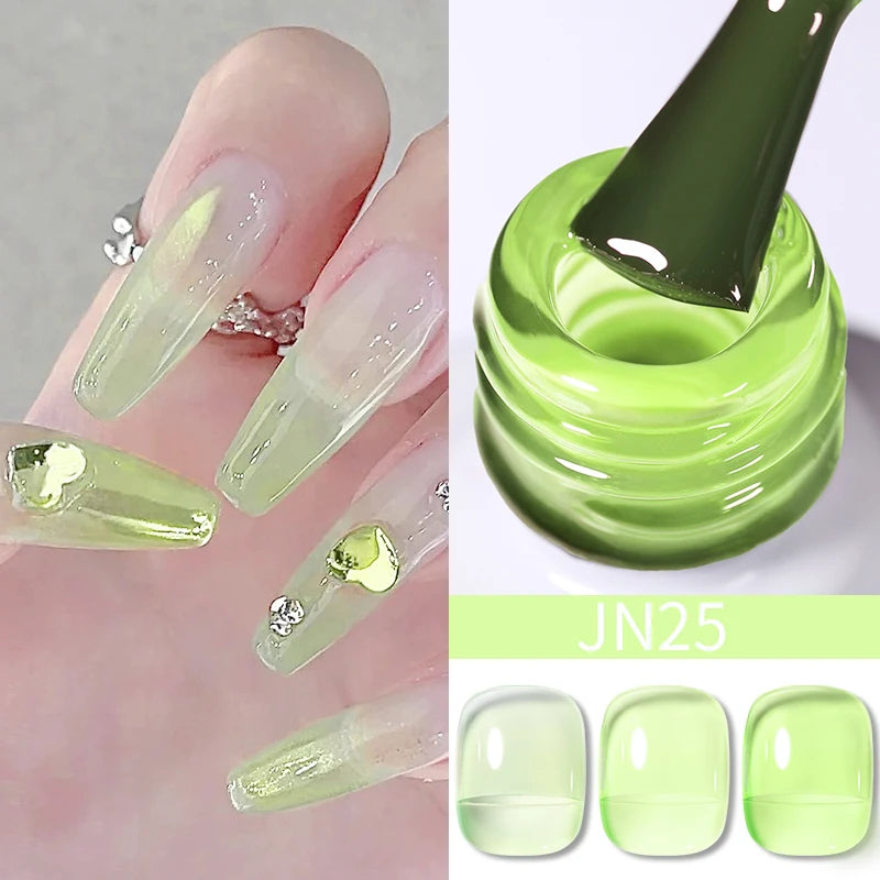 BORN PRETTY 10ML Nude Brown Fall Gel Nail Polish White Halloween Fall - Hiddengem