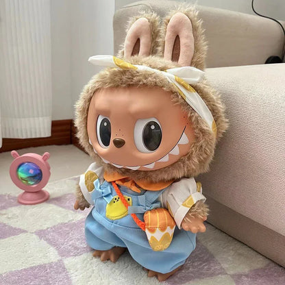 Labubu Clothes Series Doll 38cm Doll Fashion Outfit Macaron Color Collectible Blind Box Cute DIY Clothes For Bjd Cosplay Gift