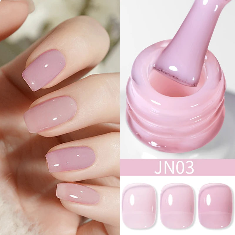 BORN PRETTY 10ML Nude Brown Fall Gel Nail Polish White Halloween Fall - Hiddengem