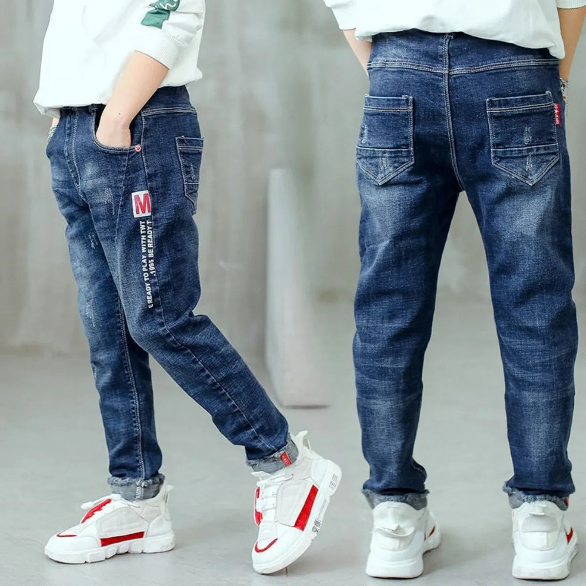 Skinny Jeans, young men Streetwear