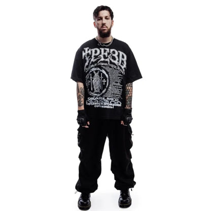 Hip Hop Streetwear Men T Shirt
