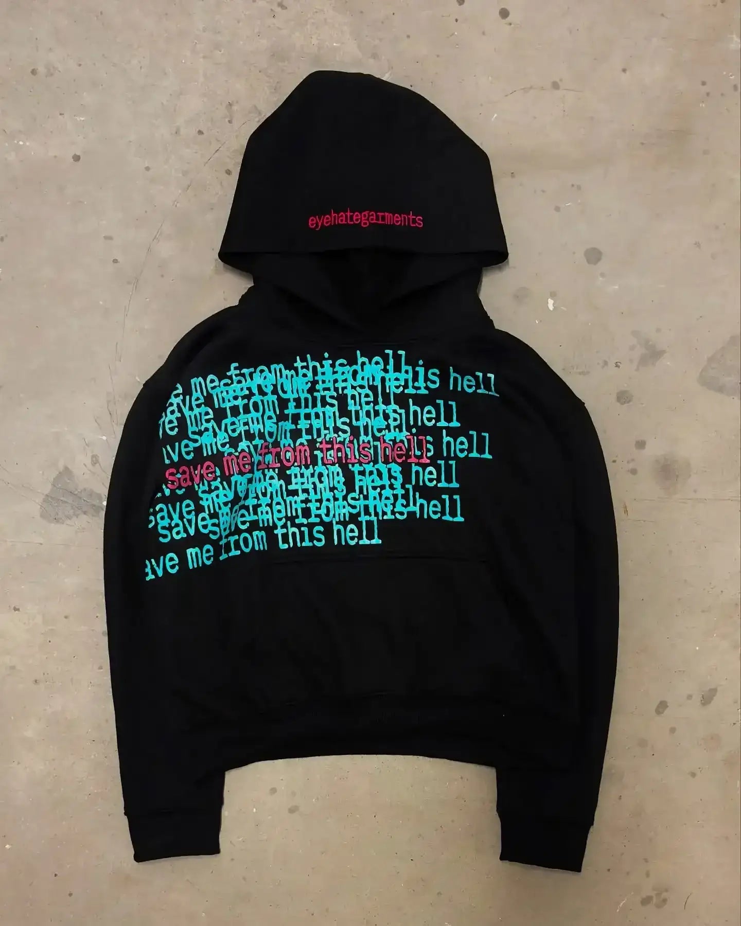 Harajuku Rock Hip Hop Letter Embroidery Mens Sportswear Two Piece Set Clothes Sweatshirt Casual Sweatpants Oversized Hoodie