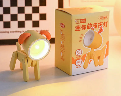 LED Night Light Mini Folding animal for desk