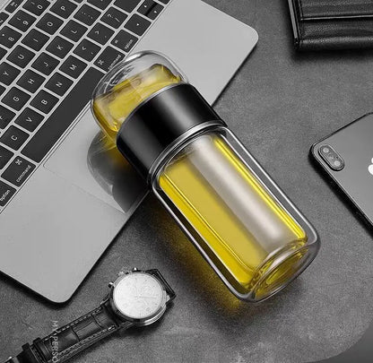 Glass Double Layer Cup - Hiddengem