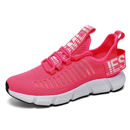 Women's Shoes Platform Mesh Running Lightweight - Hiddengem