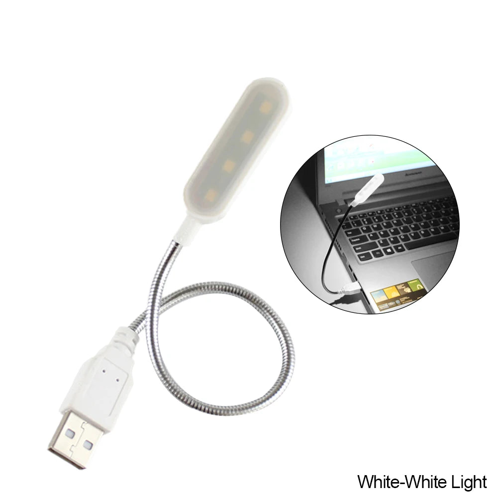 USB LED Reading Lamp Portable Flexible - Hiddengem