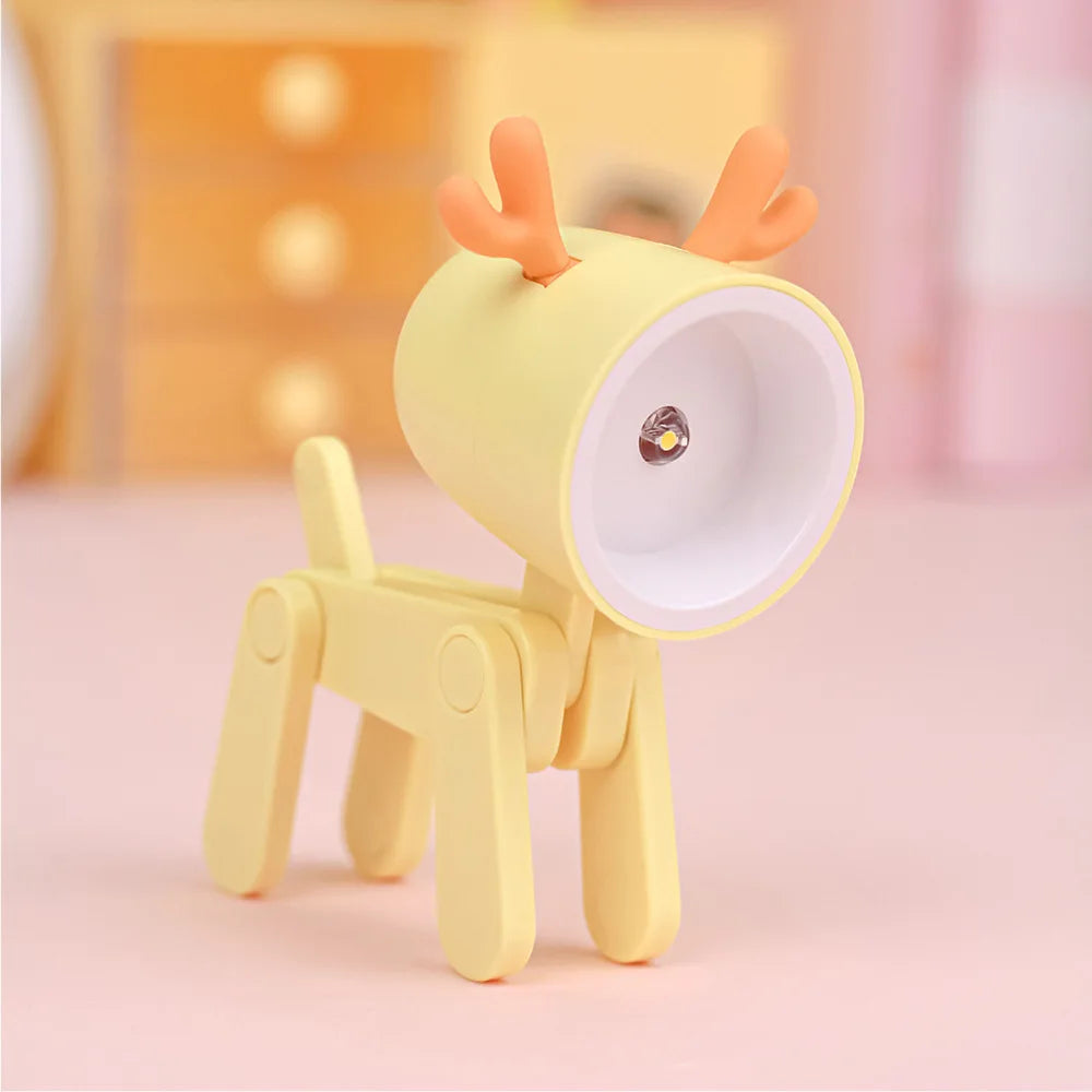 LED Night Light Mini Folding animal for desk