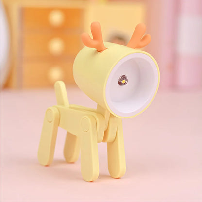 LED Night Light Mini Folding animal for desk
