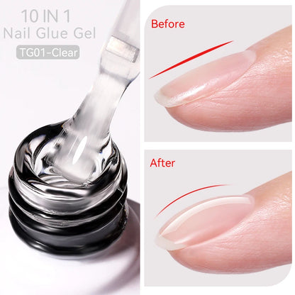 BORN PRETTY 10ML Nude Brown Fall Gel Nail Polish White Halloween Fall - Hiddengem