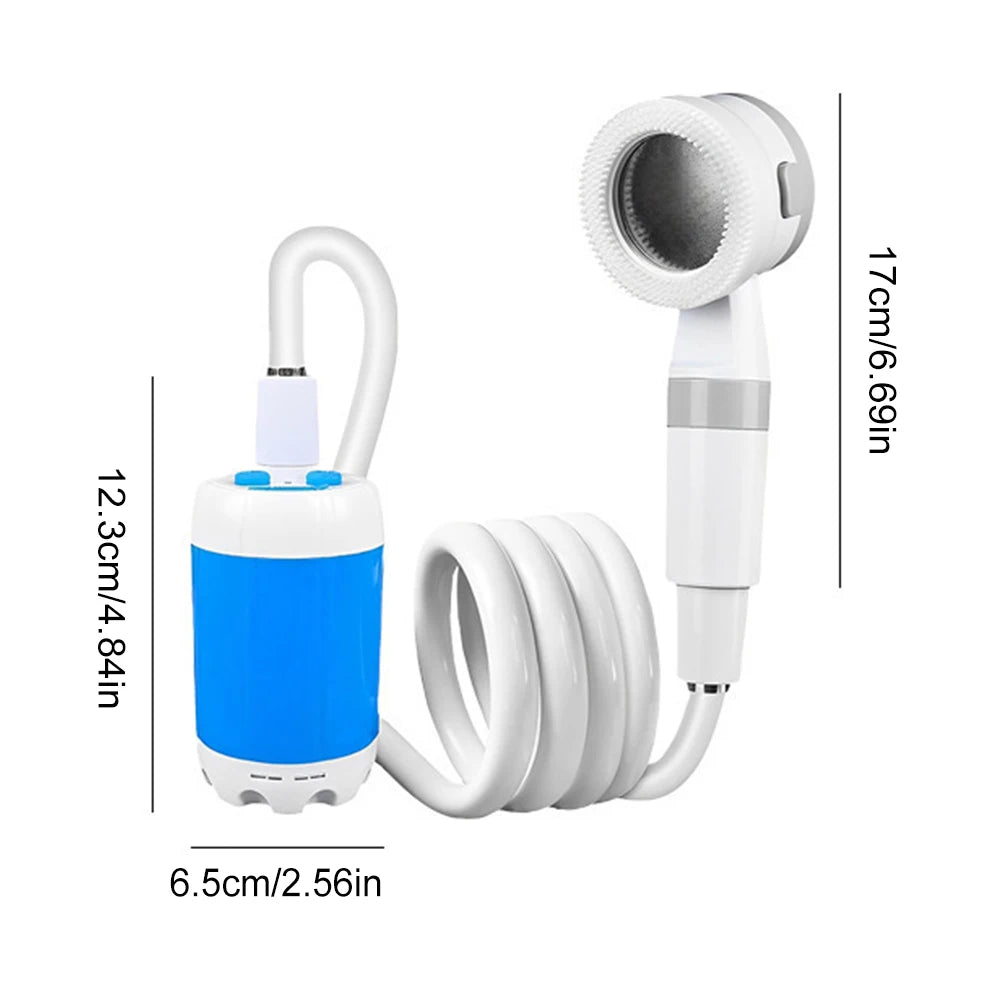 Electric Portable rechargeable shower pump - Hiddengem