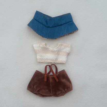Labubu Clothing Accessories for V1 V2 V3 DIY Doll Clothes Fashion Birthday Gift Children's Toys Cute Ragdoll Skirts Bundle Pants