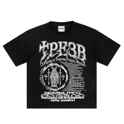 Hip Hop Streetwear Men T Shirt