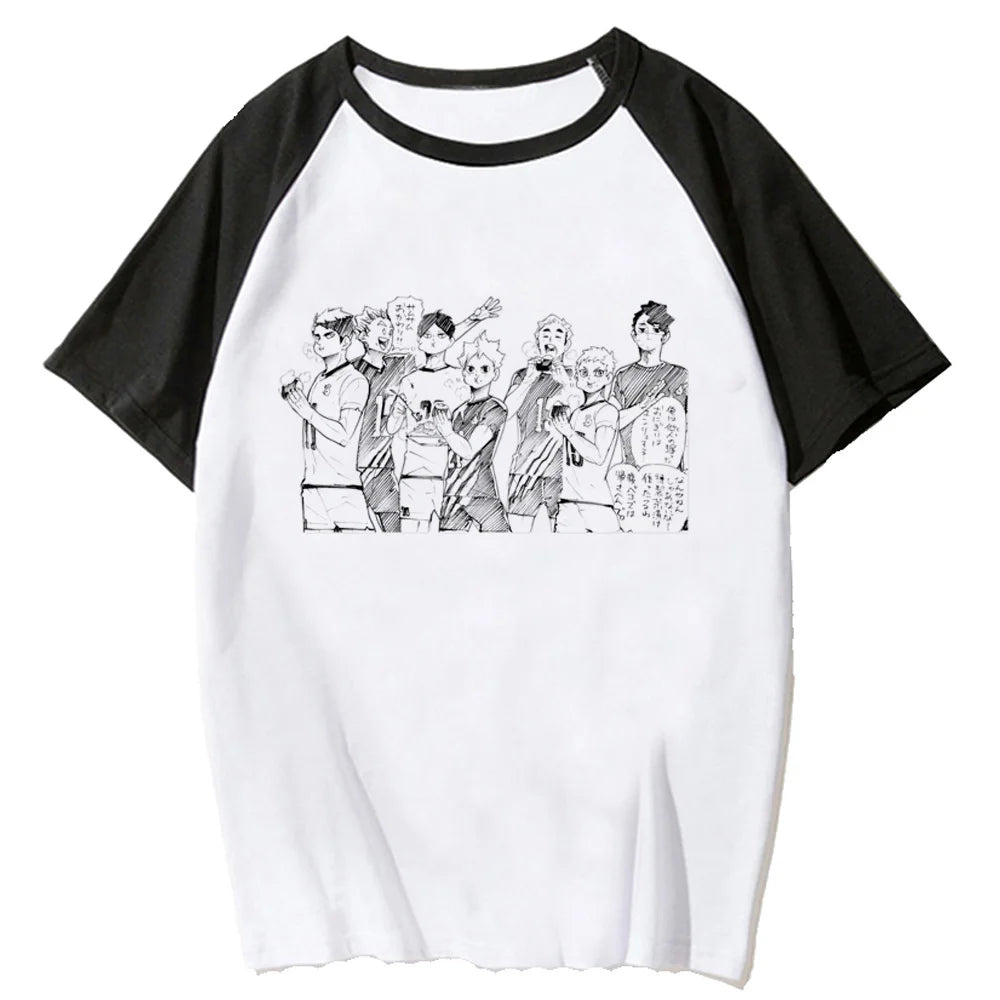 designer t-shirts girl manga graphic clothes - Hiddengem