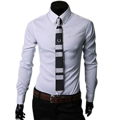 Men classy yet sophisticated  Turn-down  shirt