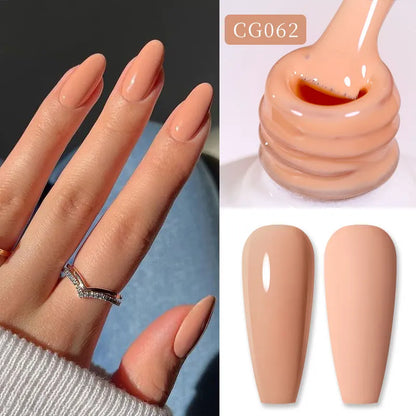 BORN PRETTY 10ML Nude Brown Fall Gel Nail Polish White Halloween Fall - Hiddengem