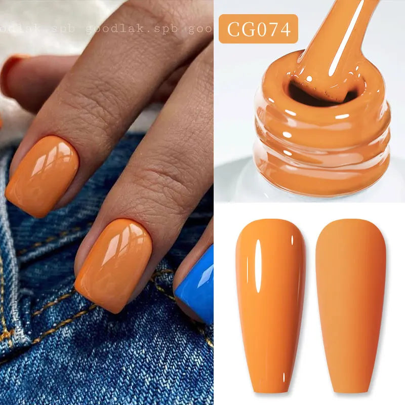 BORN PRETTY 10ML Nude Brown Fall Gel Nail Polish White Halloween Fall - Hiddengem