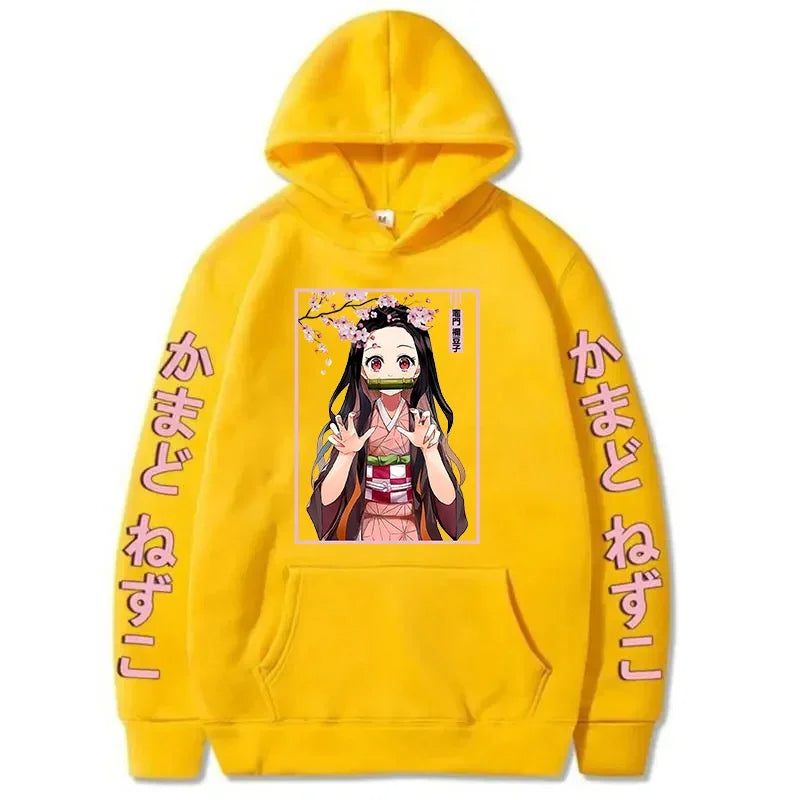Unisex anime street hoodie - Hiddengem