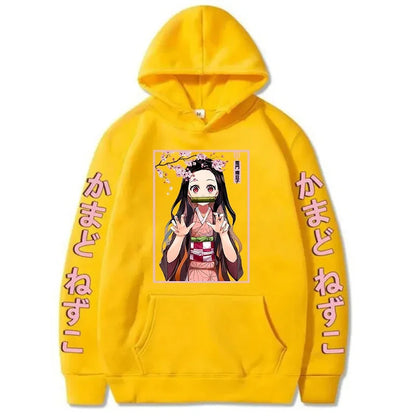 Unisex anime street hoodie - Hiddengem