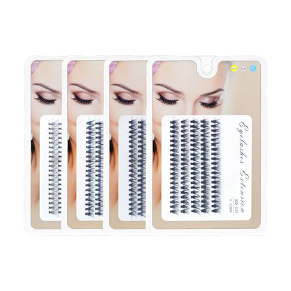 100Pcs 20 30 40D eyelash Individual C/D/DD Cluster EyeLashes Grafting False Eyelashes eyelash extension individual lash bunch