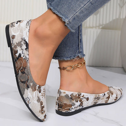 Soft-soled Flat Shoes Retro Pointed - Hiddengem