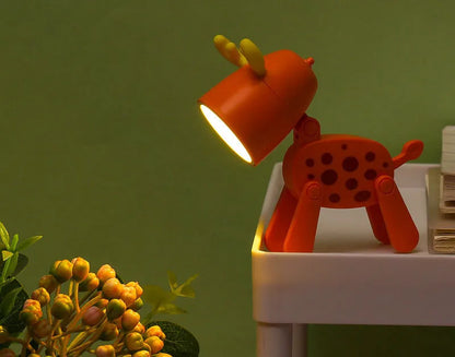 LED Night Light Mini Folding animal for desk