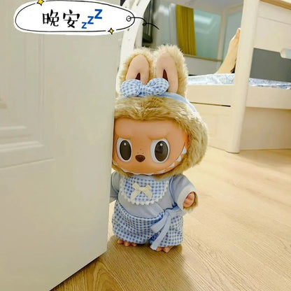 Labubu Clothes Series Doll 38cm Doll Fashion Outfit Macaron Color Collectible Blind Box Cute DIY Clothes For Bjd Cosplay Gift