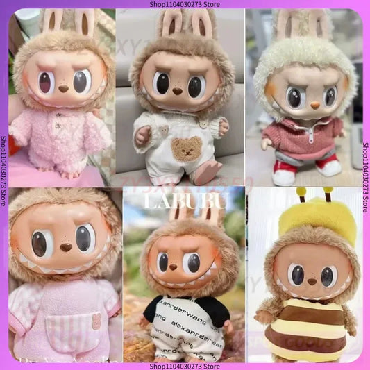 Labubu Clothes Series Doll 38cm Doll Fashion Outfit Macaron Color Collectible Blind Box Cute DIY Clothes For Bjd Cosplay Gift