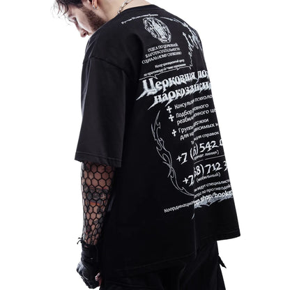 Hip Hop Streetwear Men T Shirt