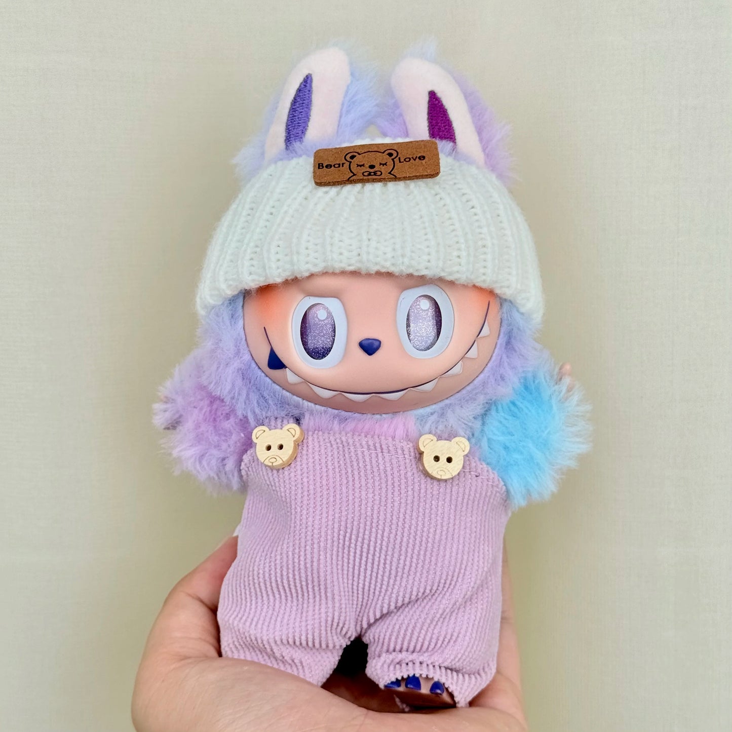 Labubu Clothes Doll Clothing Designer for Labubu V1 V2 V3 17cm Dolls Trendy Cute Overalls Style 2025 Summer New Clothing Gifts