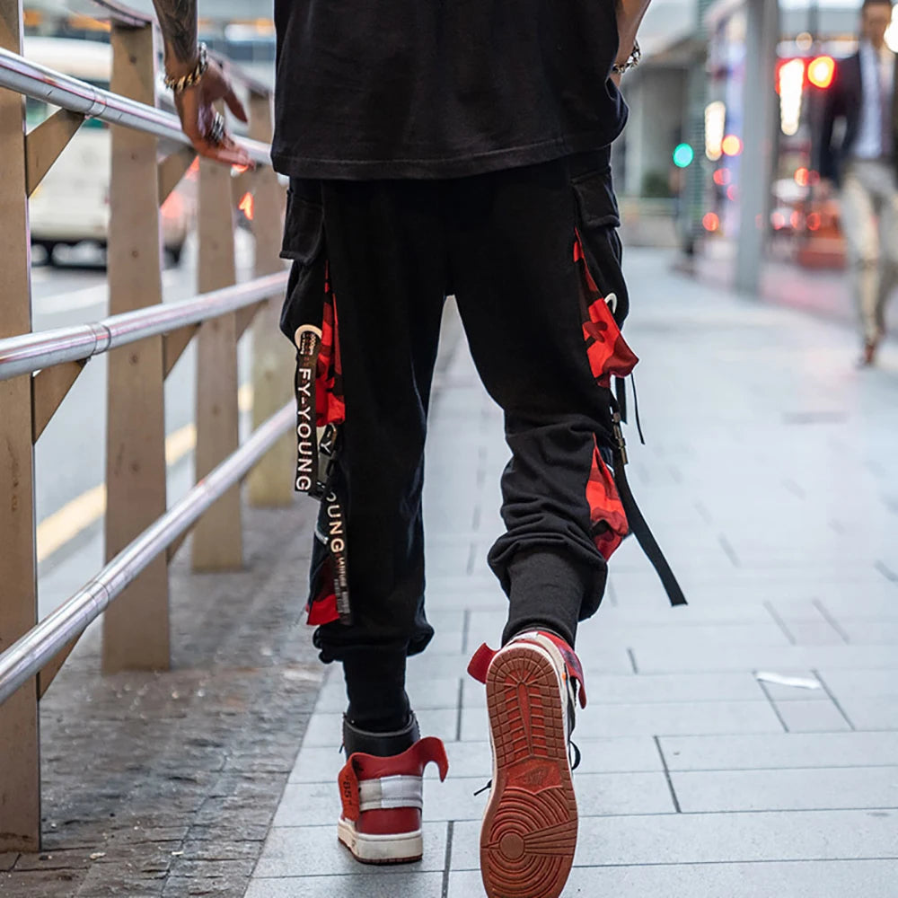 Men's Cargo Pants Casual Hip Hop
