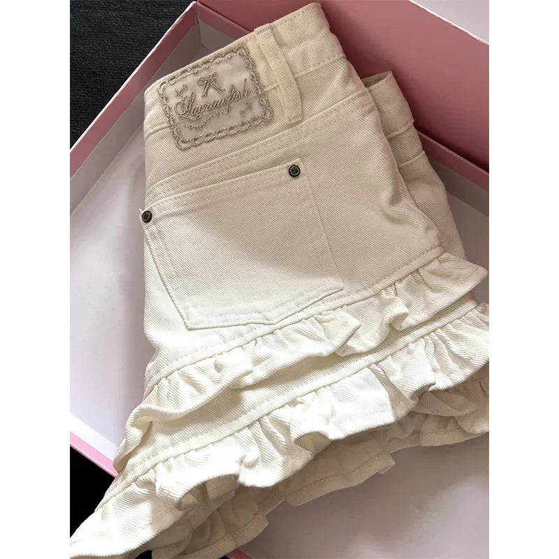 High Waist Slimming Casual  Jeans Short - Hiddengem