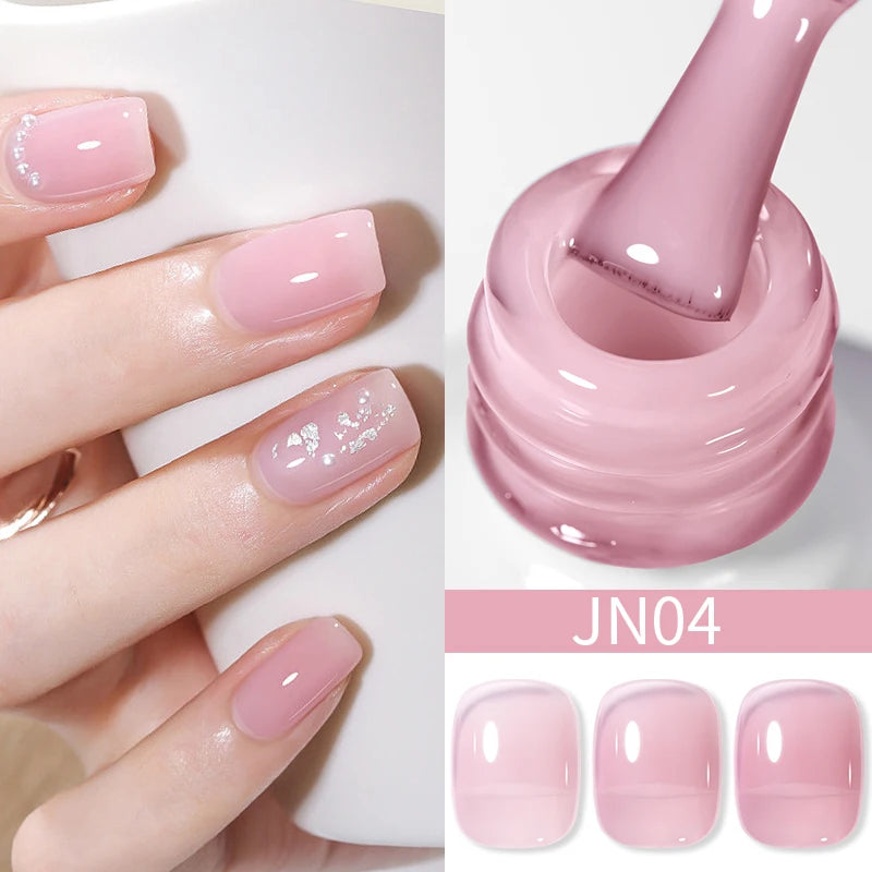 BORN PRETTY 10ML Nude Brown Fall Gel Nail Polish White Halloween Fall - Hiddengem