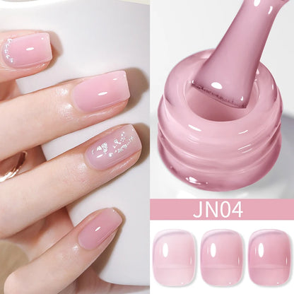 BORN PRETTY 10ML Nude Brown Fall Gel Nail Polish White Halloween Fall - Hiddengem