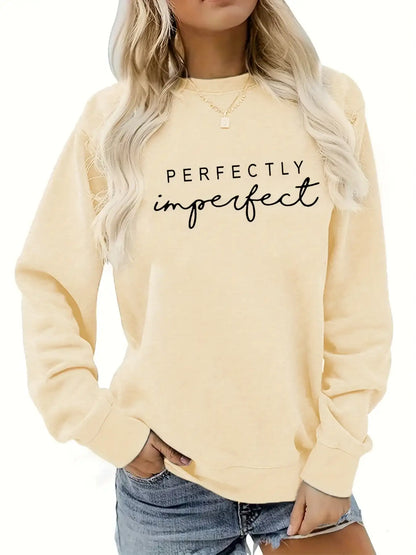 Autumn perfectly imperfect Ladies Sweater - Hiddengem