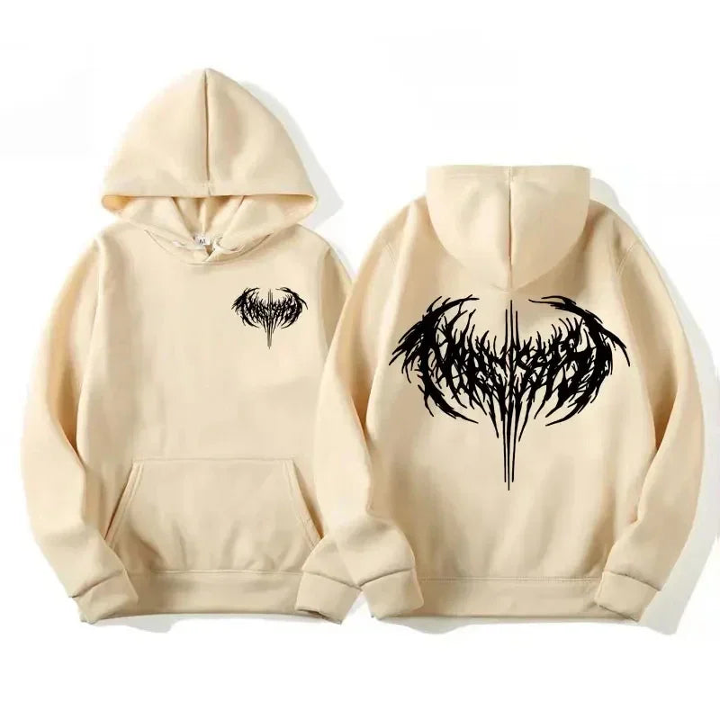 Rapper Graphic Hoodies Men Retro Hip Hop Hoodie Fashion Oversized Sweatshirt Streetwear