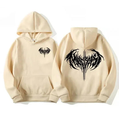Rapper Graphic Hoodies Men Retro Hip Hop Hoodie Fashion Oversized Sweatshirt Streetwear