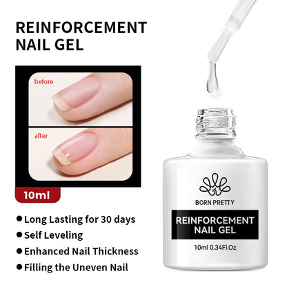 BORN PRETTY 10ML Nude Brown Fall Gel Nail Polish White Halloween Fall - Hiddengem