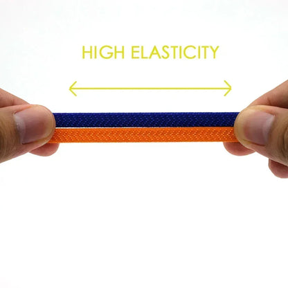 Elastic No Tie Shoelaces Flat Shoe Laces - Hiddengem