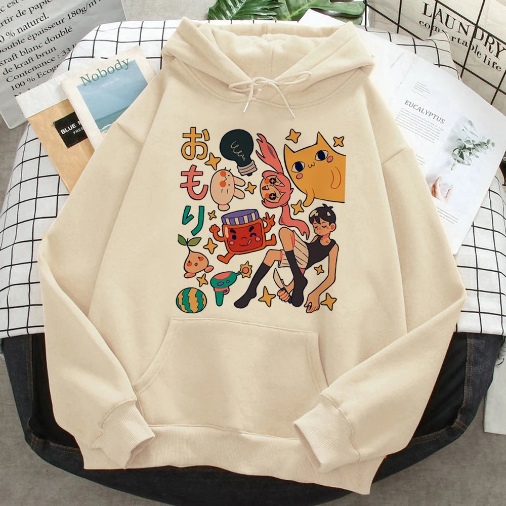 Omori aesthetic Kawaii Hooded Shirt - Hiddengem