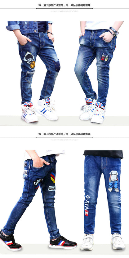 Skinny Jeans, young men Streetwear