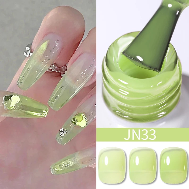 BORN PRETTY 10ML Nude Brown Fall Gel Nail Polish White Halloween Fall - Hiddengem