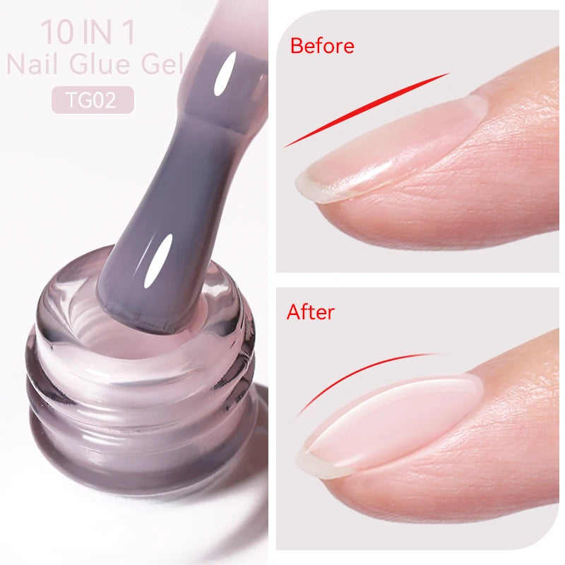 BORN PRETTY 10ML Nude Brown Fall Gel Nail Polish White Halloween Fall - Hiddengem