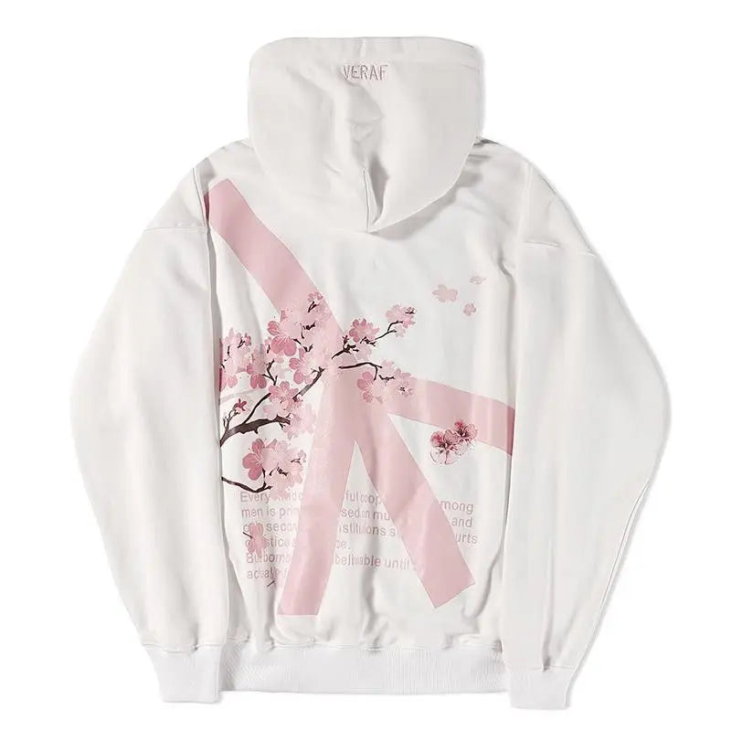 Gothic Pink Girly Sakura Hoodie - Hiddengem