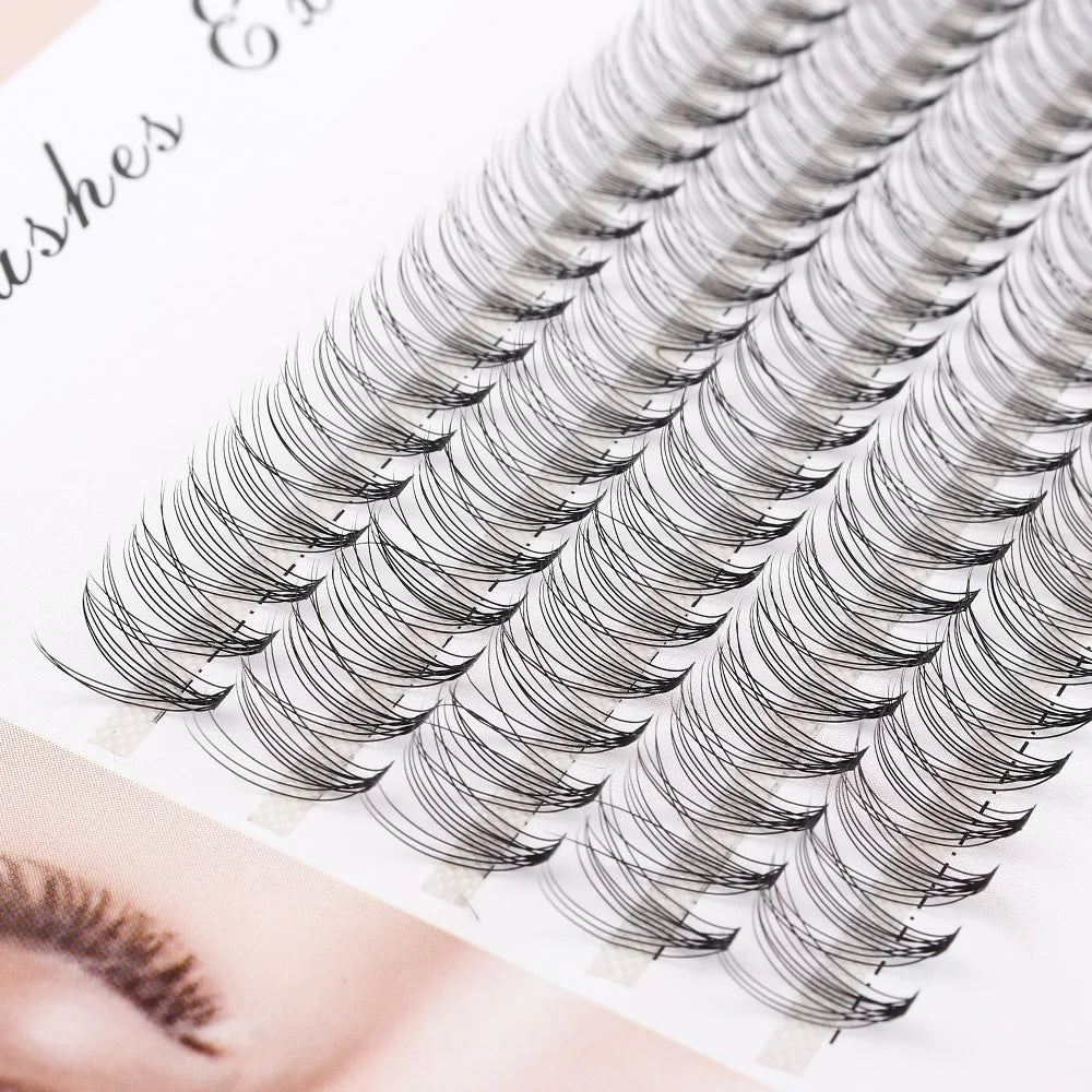 100Pcs 20 30 40D eyelash Individual C/D/DD Cluster EyeLashes Grafting False Eyelashes eyelash extension individual lash bunch