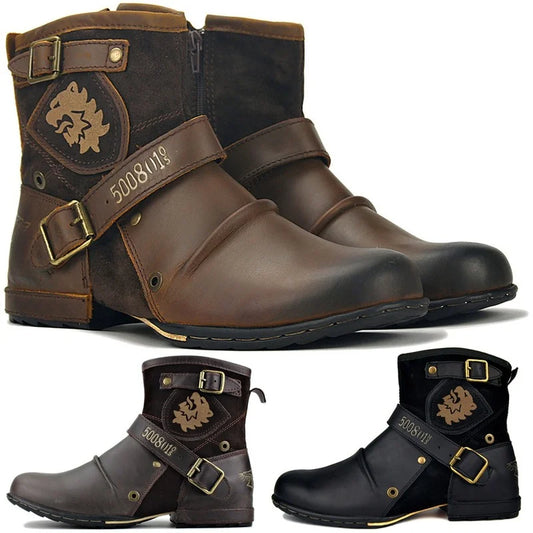 New Men's Ankle Boots - Hiddengem