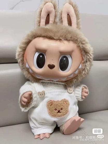 Labubu Clothes Series Doll 38cm Doll Fashion Outfit Macaron Color Collectible Blind Box Cute DIY Clothes For Bjd Cosplay Gift