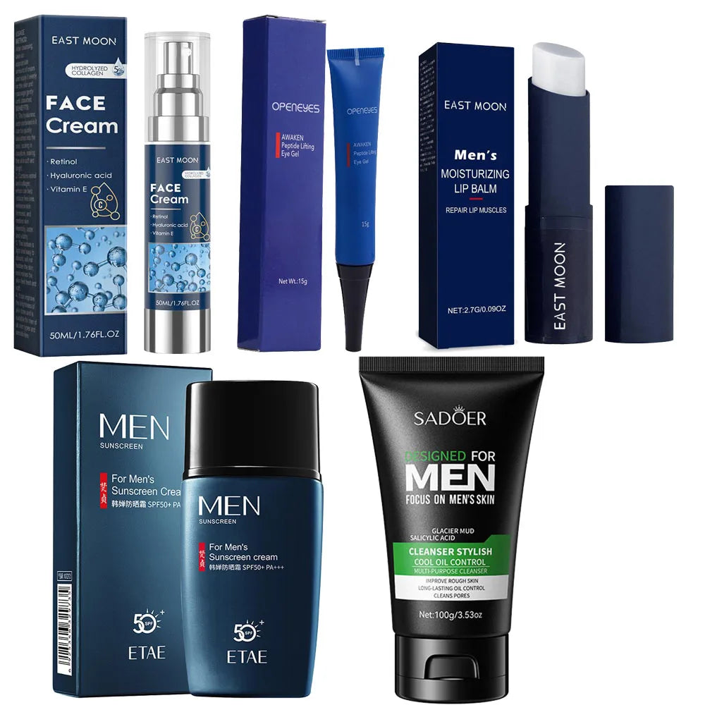 Men's Skincare Essentials for Hydrating & Cleansing