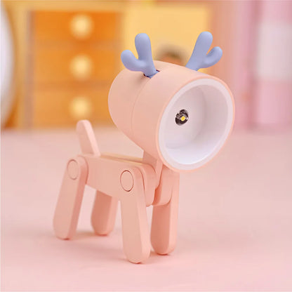 LED Night Light Mini Folding animal for desk